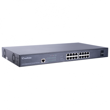 16-Port Gigabit 802.3at Web Management PoE Switch