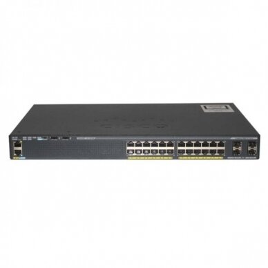 24 prievadų komutatorius CISCO Catalyst WS-C2960X-24TS-L