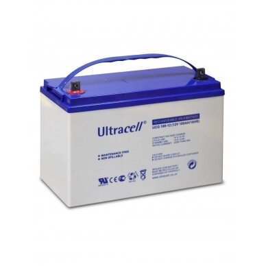 Akumuliatorius Ultracell UCG100-12 (100Ah, 12V)