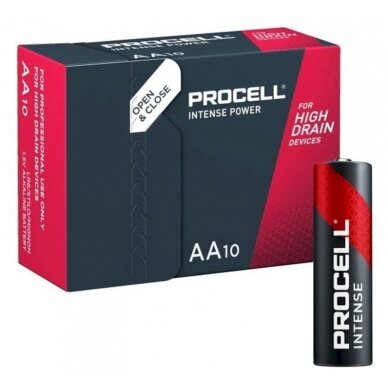 Baterija Duracell Alkaline Procell INTENSE LR6/AA (10 vnt.)