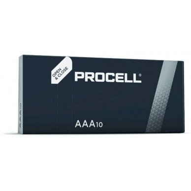 Baterija Duracell Alkaline Procell LR03/AAA  (10 vnt.)