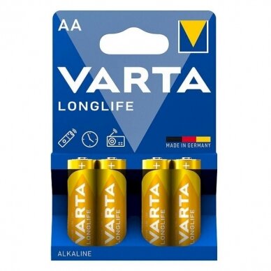 Baterija VARTA Alkaline Longlife LR6/AA (4 vnt.)