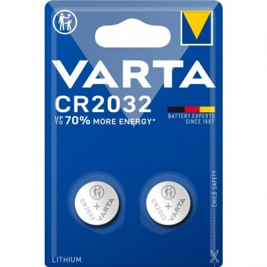 Baterija VARTA Lithium CR2032 (2 vnt.)