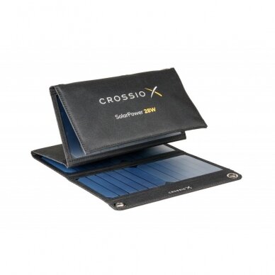 CROSSIO SolarPower 28W 3.0 saulės modulis 1