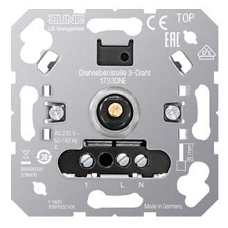 Dimerio mechanizmas - išpletėjas (ratukas) LED JUNG 1733DNE (Dali)