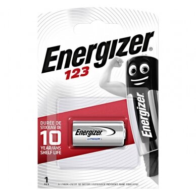 Energizer ličio baterija CR123