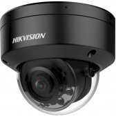 Hikvision dome DS-2CD2187G2H-LISU F2.8 (juoda, 8 MP, 30 m. IR; 30 m. LED; Hybrid Light)