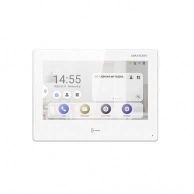 Hikvision android monitorius telefonspynėms DS-KH9310-WTE1 (baltas)