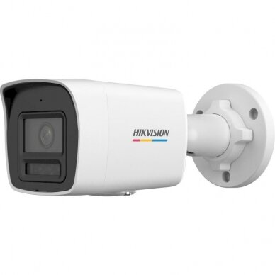 Hikvision bullet DS-2CD1047G2H-LIUF F2.8 (balta, 4 MP, 30 m. IR, 30 m. LED, Hybrid light)