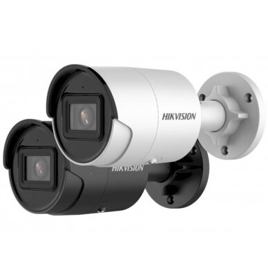 Hikvision bullet DS-2CD2043G2-IU F2.8 (balta, 4 MP, 40 m. IR, AcuSense)