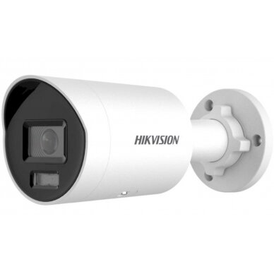 Hikvision bullet DS-2CD2046G2H-IU F2.8 (balta, 4 MP, 40 m. IR, AcuSense, DarkFighter)