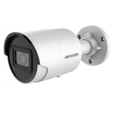 Hikvision bullet DS-2CD2086G2H-I2U/SL F4 (balta, 40 m. IR, 8 MP, AcuSense, DarkFighter)