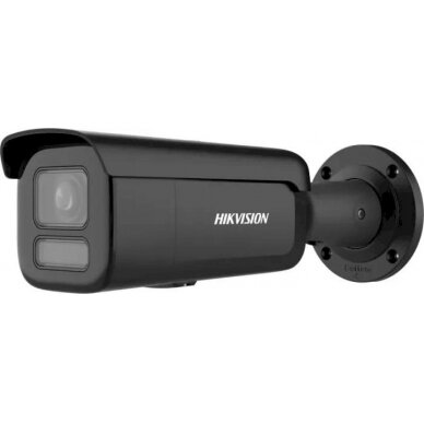 Hikvision bullet DS-2CD2647G2T-LZS F2.8-12 (juoda, 4 MP, 60 m. IR; 60 m. LED, ColorVu)