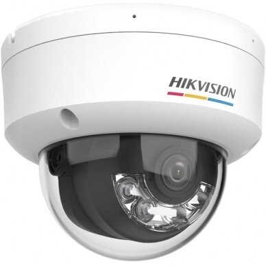 Hikvision dome DS-2CD1147G2H-LIU F2.8 (balta, 4 MP, 30 m IR, 30 m. LED, Hybrid Light))