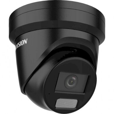 Hikvision dome DS-2CD2367G2H-LIU F2.8 (juoda, 6 MP, 40 m. IR; 40 m. LED, Hybrid light)