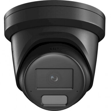 Hikvision dome DS-2CD2386G2H-IS2U/SL F2.8 (juoda, 8 MP, 30 m. IR, AcuSense, DarkFighter)