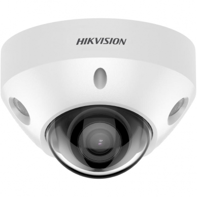 Hikvision mini dome DS-2CD2547G2-LS(C) F4 (balta, 4 MP, 30 m. IR, ColorVu)