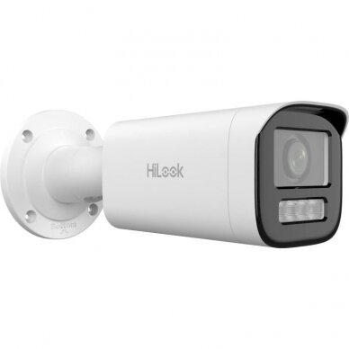 HiLook bullet IPC-B640HA-LZU F2.8-12 (balta, 4 MP, 50 m. IR, 50 m. LED, Hybrid Light)