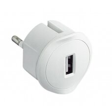 Įkrovimo lizdas USB Legrand 050680 (baltas, 5V 1.5A)