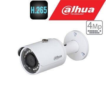 IP kamera cilindr. 4MP su IR iki 30m, 2.8mm 94°, WDR120dB, 3D-DNR, IP67, PoE , H.265, S4 versija