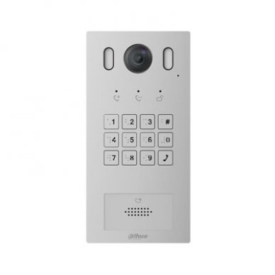 IP domofono kamera, 1 abonento,  2MP 1/2.9” colio 140°, integruotas kortelių skaitytuvas,IP55, IK08