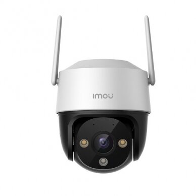 IP kamera IPC-S41FEP, 4MP 25fps, vidaus/lauko, pašvietimas iki 30m, SD iki 256GB, 3.6mm 79°