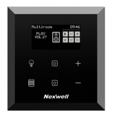 Nexwell Juoda daugiafunkcinė OLED programuojama klaviatūra WPP OLED+ TUKAN