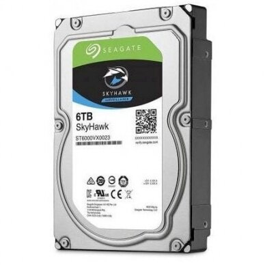 Kietasis diskas SEAGATE Skyhawk ST6000VX009 6TB Surveillance