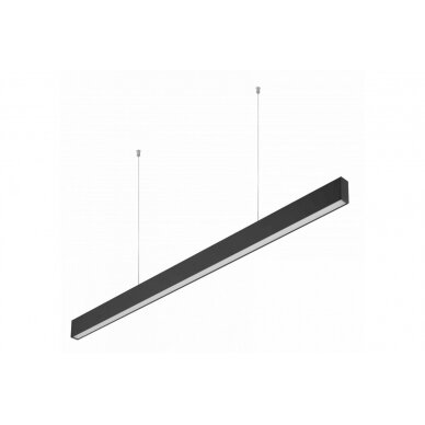 LIVIA LED šviestuvas GTV LD-LIV40WNB-10 (juodas, 40W, 3600lm, IP20, 4000K, 1.2m)