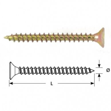 Medsraigtis STARFIX 3,5x20/F (136vnt)