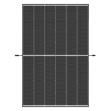 Monokristalinis fotovoltinis saulės modulis Trinasolar TSM-430DE09R.08 (juodas rėmas, 430w)