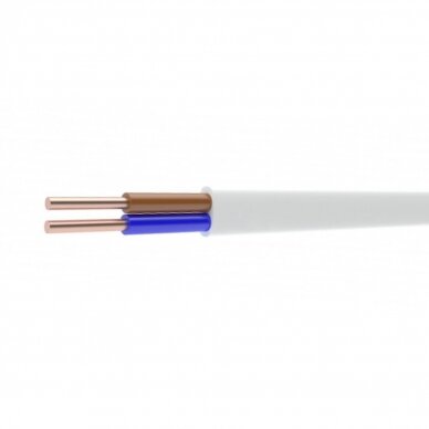 Plokščias instaliacinis kabelis YDYp 2x1.5 (100 m)