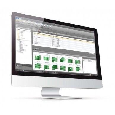 Programinė įranga ROGER RCP Master 4 (2000 vartotojų, RACS 5, monitoringas ir darbo laiko apskaita)