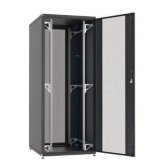 Serverinė spinta EFB 19\" 42U 800x1200x2055 (juoda, nesurinkta, perforuotos durys)