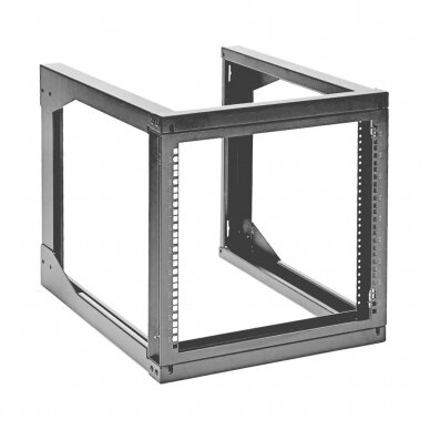 Wall mounted commutation frame 19\'\' adj. depth 12U 524x654x(461-664)mm